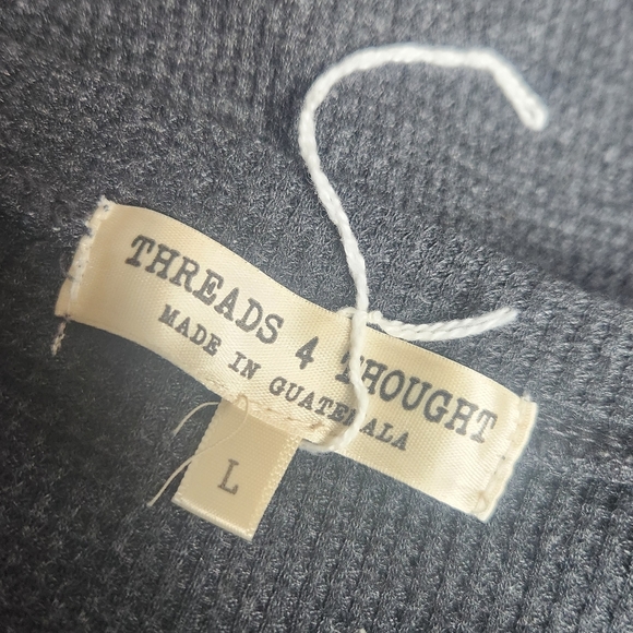 NWOT Threads 4 Throught Organic Cotton Thermal Long Sleeve Winter Top | Large - Picture 7 of 7